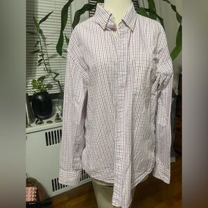 J. Crew Red and Blue Plaid Casual Shirt